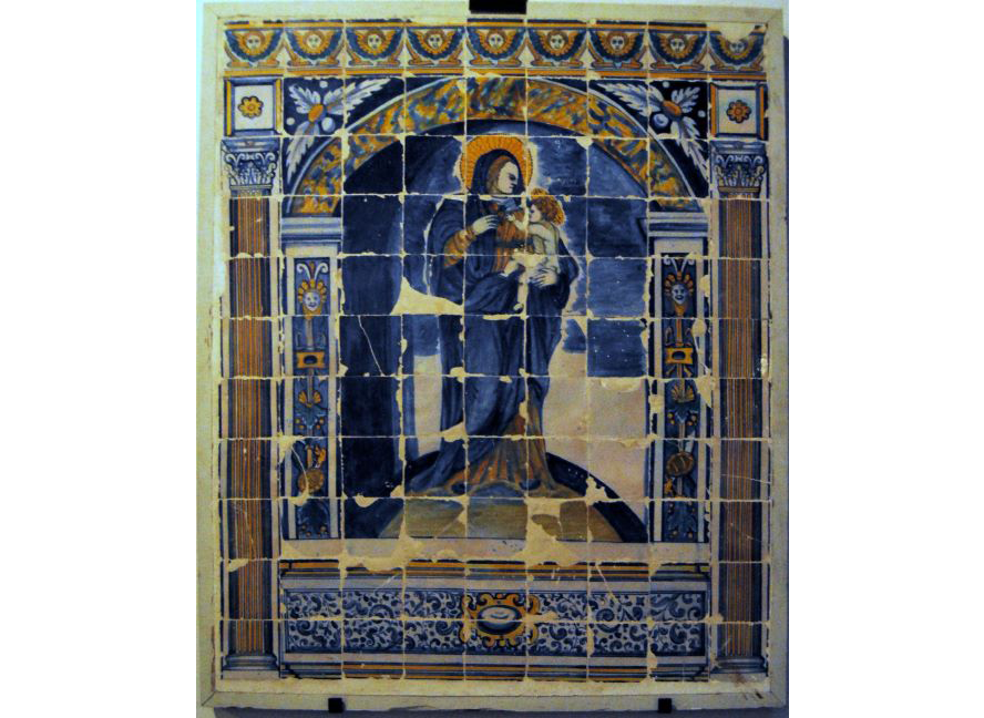 La Virgen con el niño Jesús *