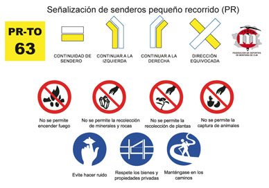 Señalización Sendero PR-TO 63